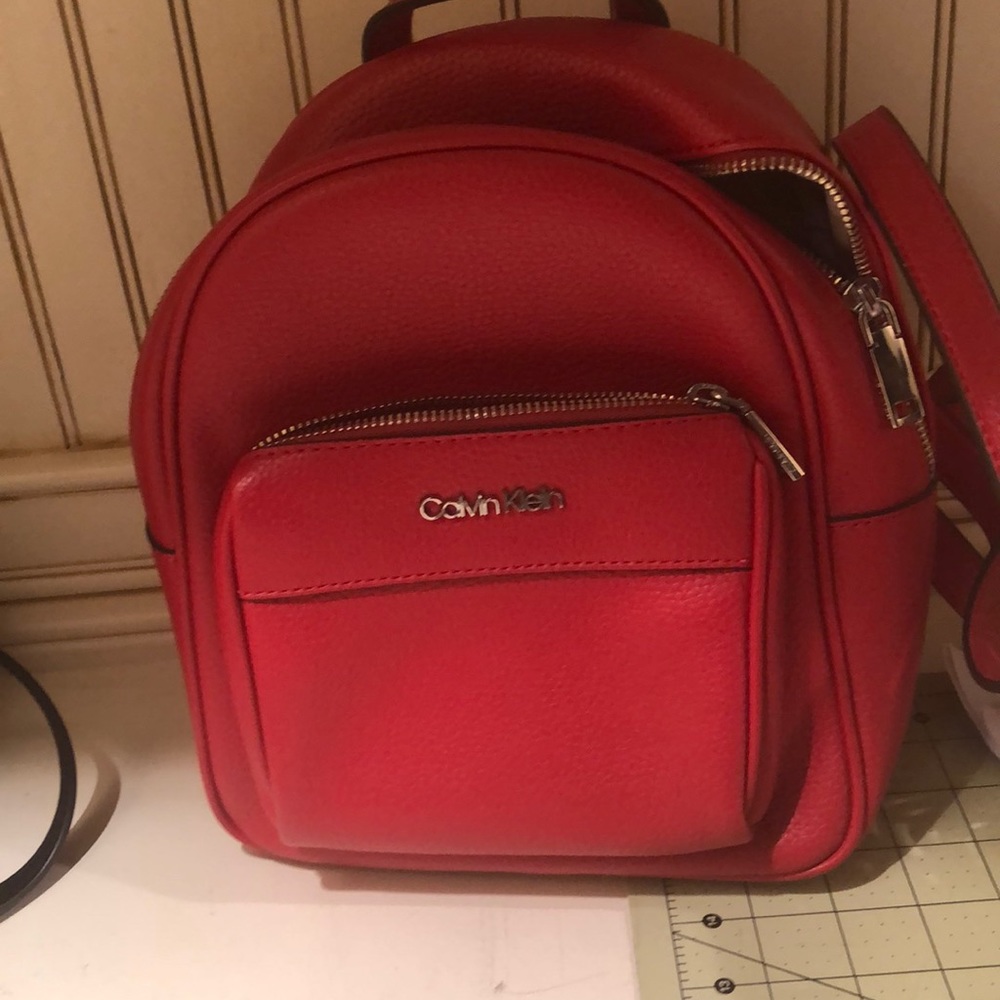 Small read Calvin Klein bag